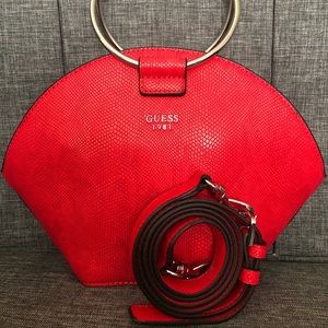 GUESS Red Leather Handbag